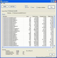 SrcAnalyser screenshot